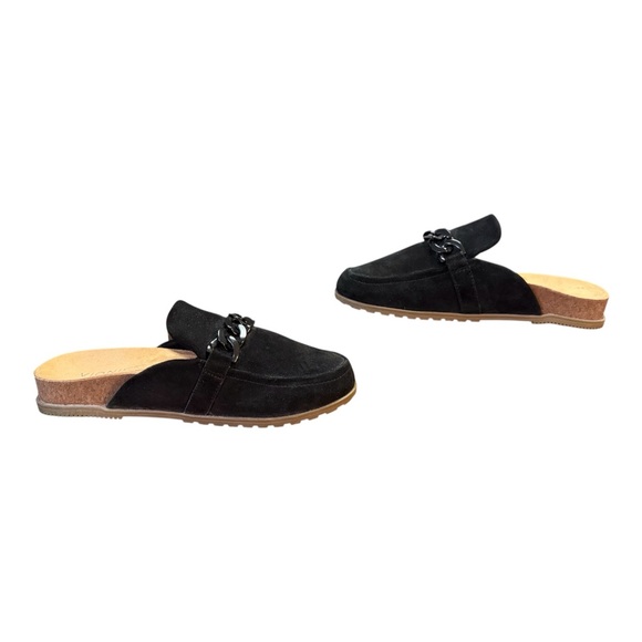 Vionic Georgie Chain Detail Mules Black Suede Women’s Size 8.5 - Picture 5 of 8